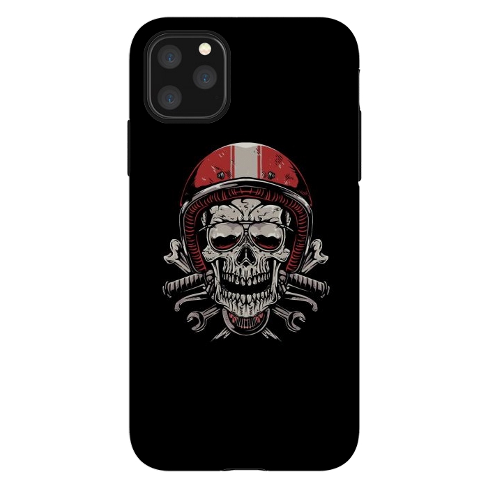 iPhone 11 Pro Max StrongFit Skull Biker 4 by Afif Quilimo