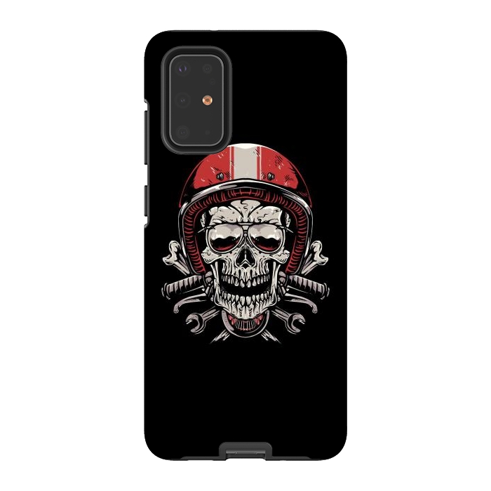 Galaxy S20 Plus StrongFit Skull Biker 4 by Afif Quilimo