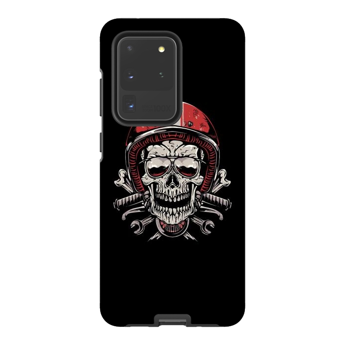 Galaxy S20 Ultra StrongFit Skull Biker 4 by Afif Quilimo