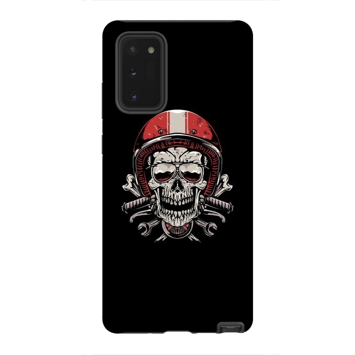 Galaxy Note 20 StrongFit Skull Biker 4 by Afif Quilimo