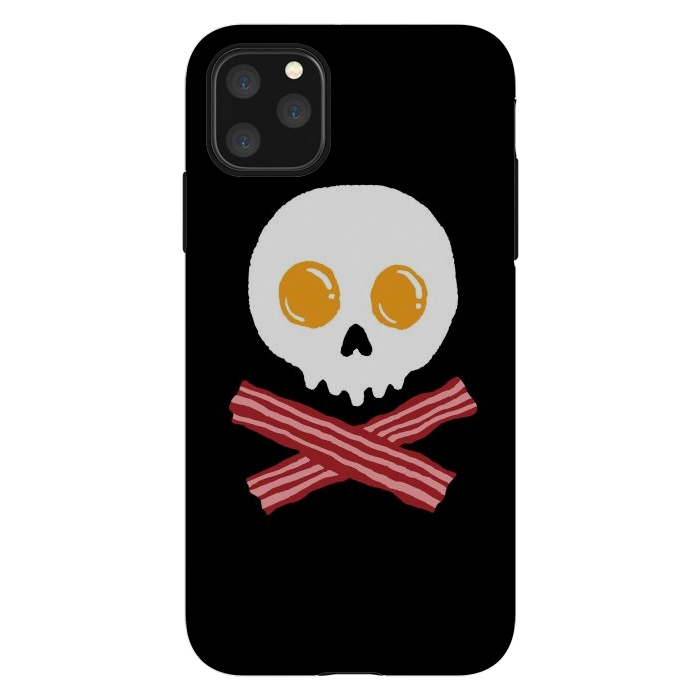 iPhone 11 Pro Max StrongFit Breakfast Skull by Afif Quilimo