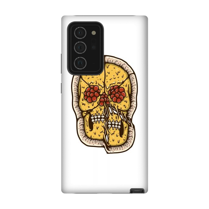 Galaxy Note 20 Ultra StrongFit pizza Skull by Afif Quilimo