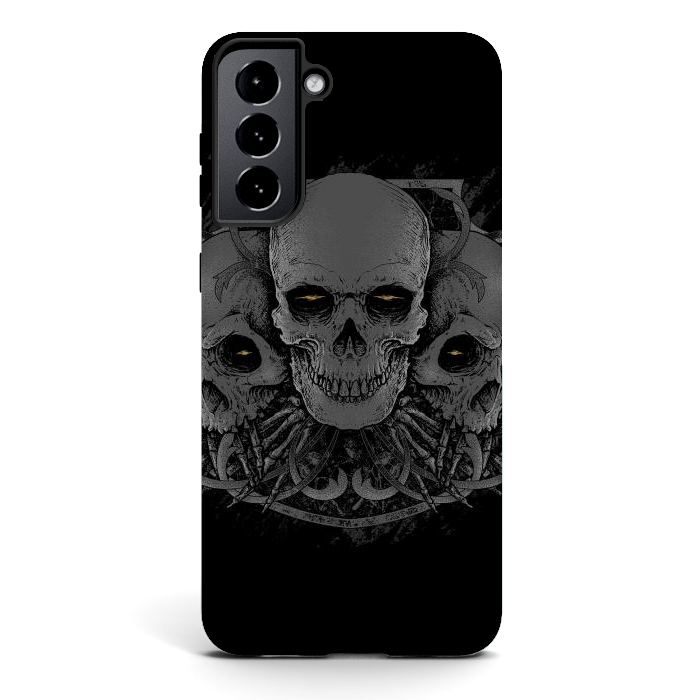 Galaxy S21 StrongFit 3 Skull by Afif Quilimo