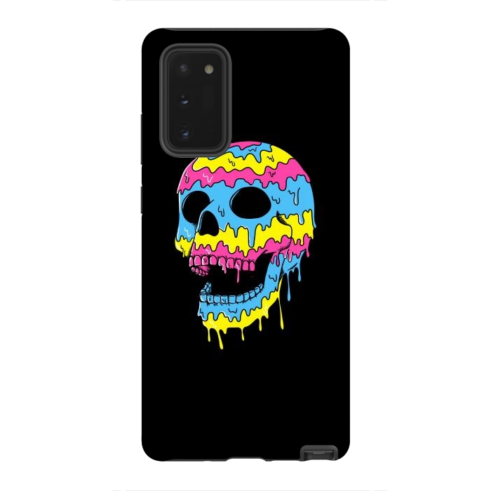 Galaxy Note 20 StrongFit Melted Skull by Coffee Man