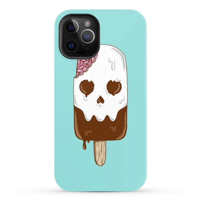 iPhone 12 Pro Max StrongFit Skull Ice Cream by Coffee Man