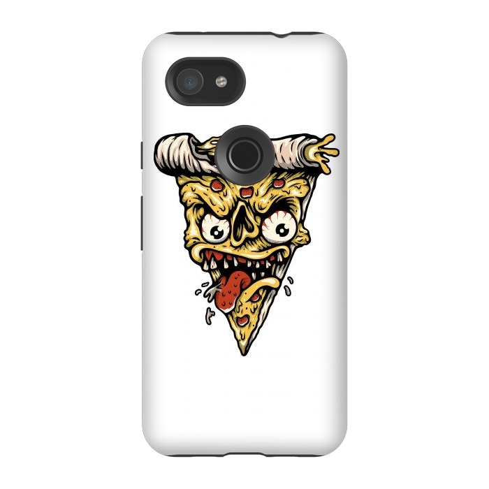 Pixel 3A StrongFit Pizza Monster by Afif Quilimo