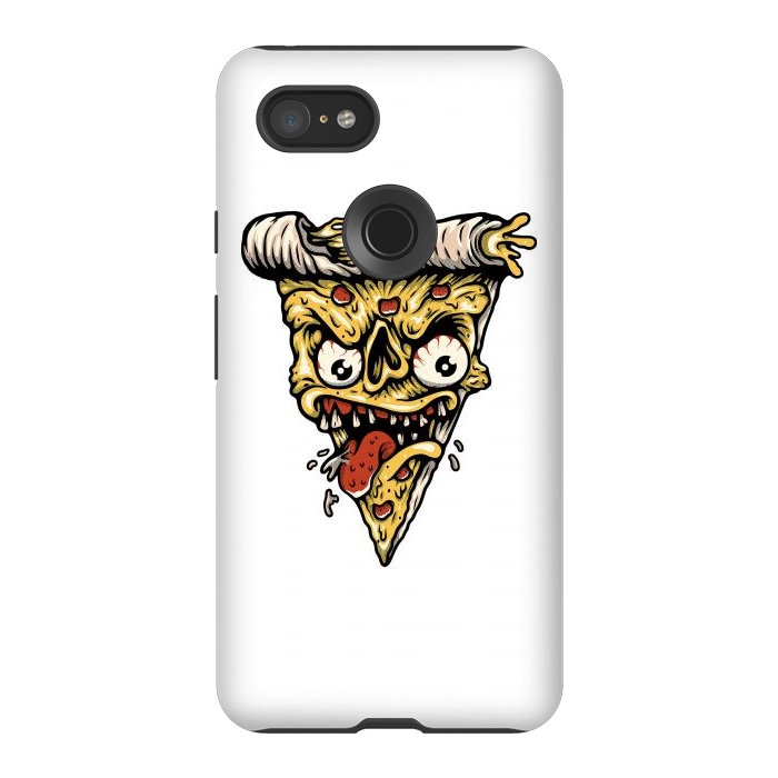 Pixel 3XL StrongFit Pizza Monster by Afif Quilimo