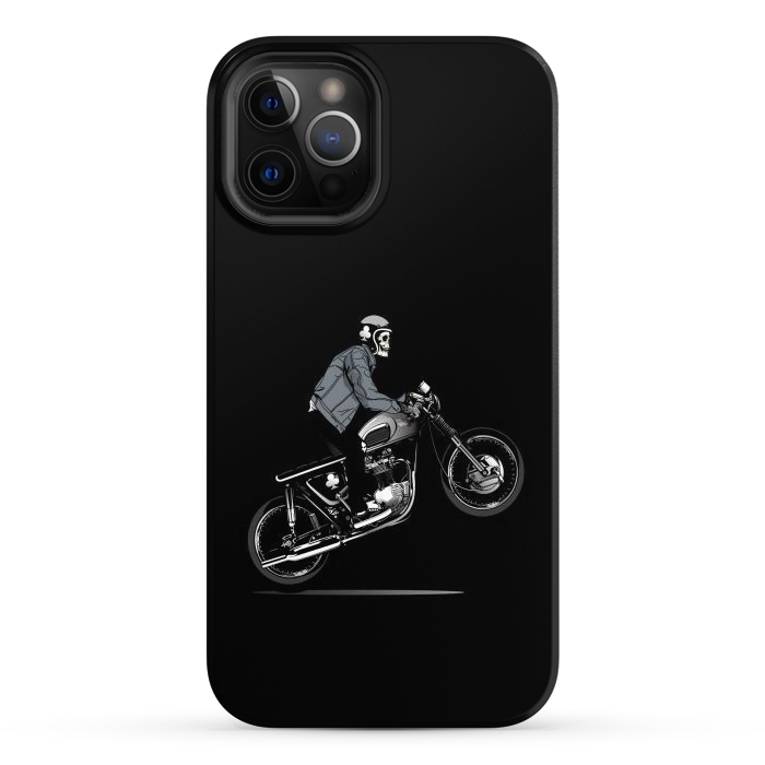 iPhone 12 Pro Max StrongFit skull biker x by haroulita