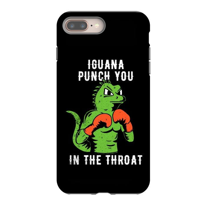 iPhone 7 plus StrongFit Iguana Punch You by eduely