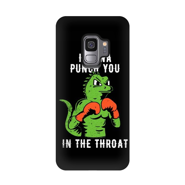 Galaxy S9 StrongFit Iguana Punch You by eduely