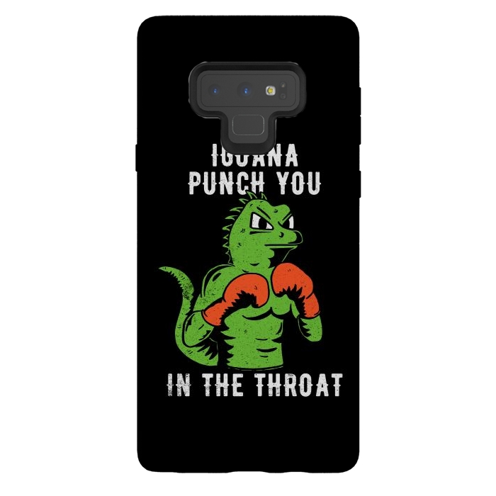 Galaxy Note 9 StrongFit Iguana Punch You by eduely