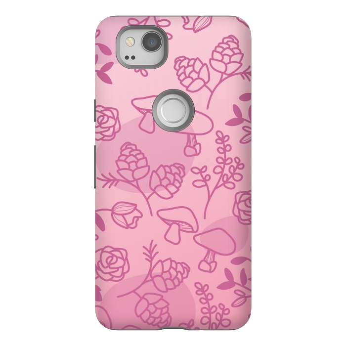 Pixel 2 StrongFit Flores Rosa by daivos