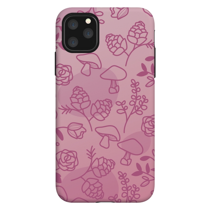 iPhone 11 Pro Max StrongFit Flores Rosa by daivos