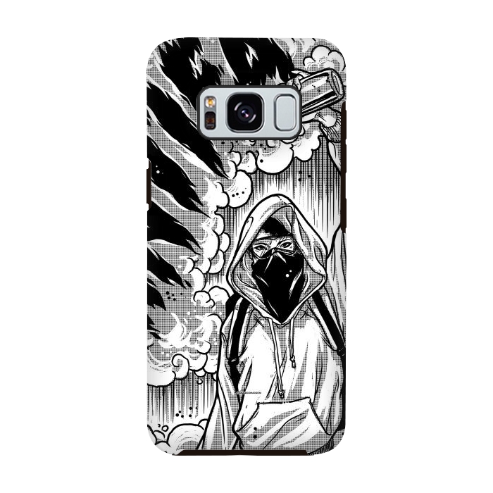 Galaxy S8 StrongFit [antifa] Fight The Power by Draco