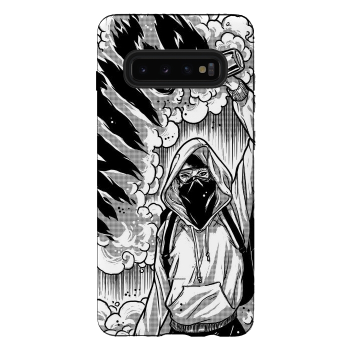 Galaxy S10 plus StrongFit [antifa] Fight The Power by Draco