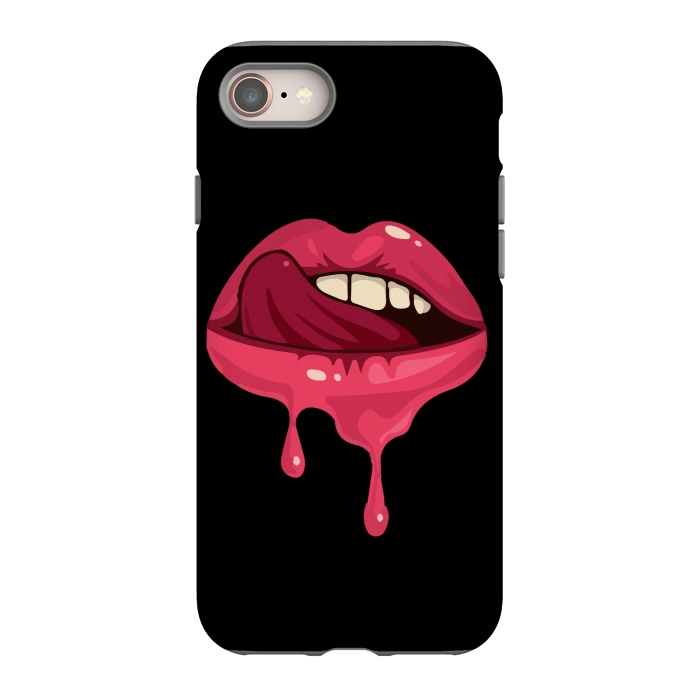 iPhone SE StrongFit crazy lips 2 by MALLIKA