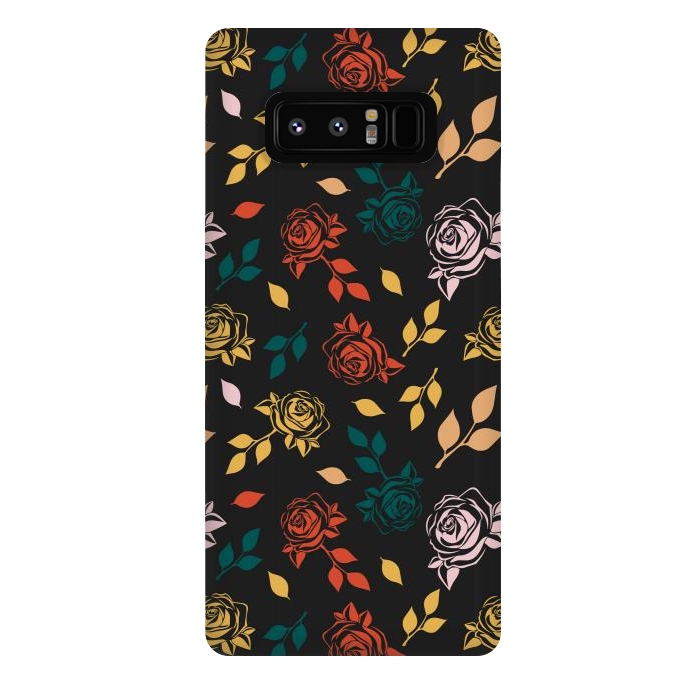 Galaxy Note 8 StrongFit Rose Floral by TMSarts