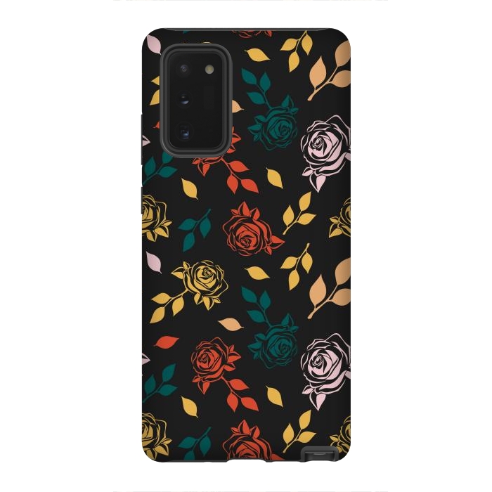 Galaxy Note 20 StrongFit Rose Floral by TMSarts