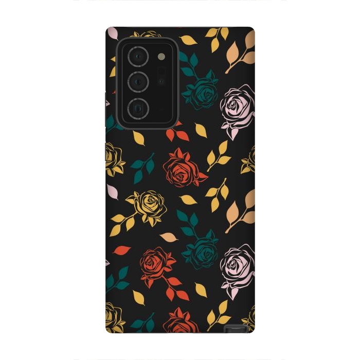 Galaxy Note 20 Ultra StrongFit Rose Floral by TMSarts
