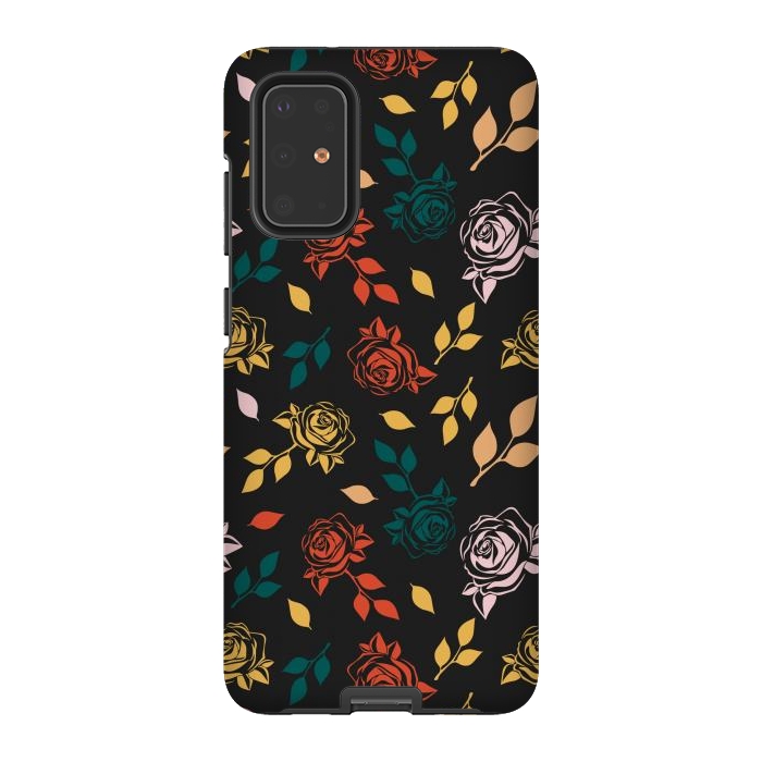 Galaxy S20 Plus StrongFit Rose Floral by TMSarts