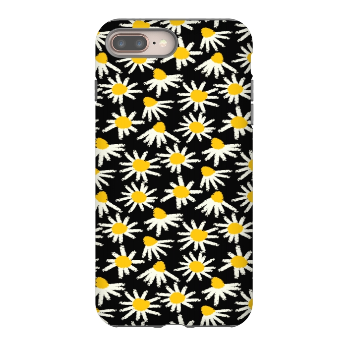 iPhone 8 plus StrongFit cute white flowers  by MALLIKA