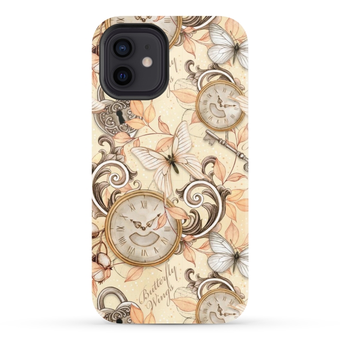 iPhone 12 StrongFit aesthetic butterfly pattern by MALLIKA