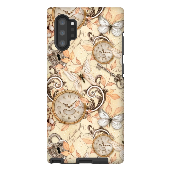 Galaxy Note 10 plus StrongFit aesthetic butterfly pattern by MALLIKA