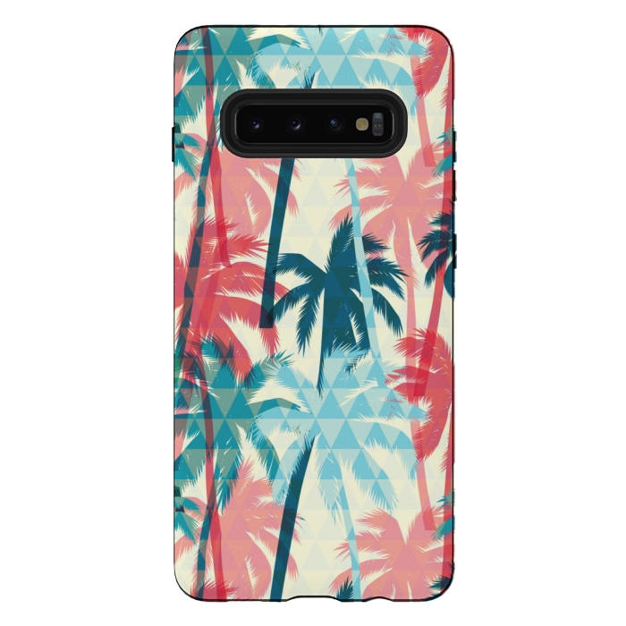 Galaxy S10 plus StrongFit TROPICAL TREES by MALLIKA