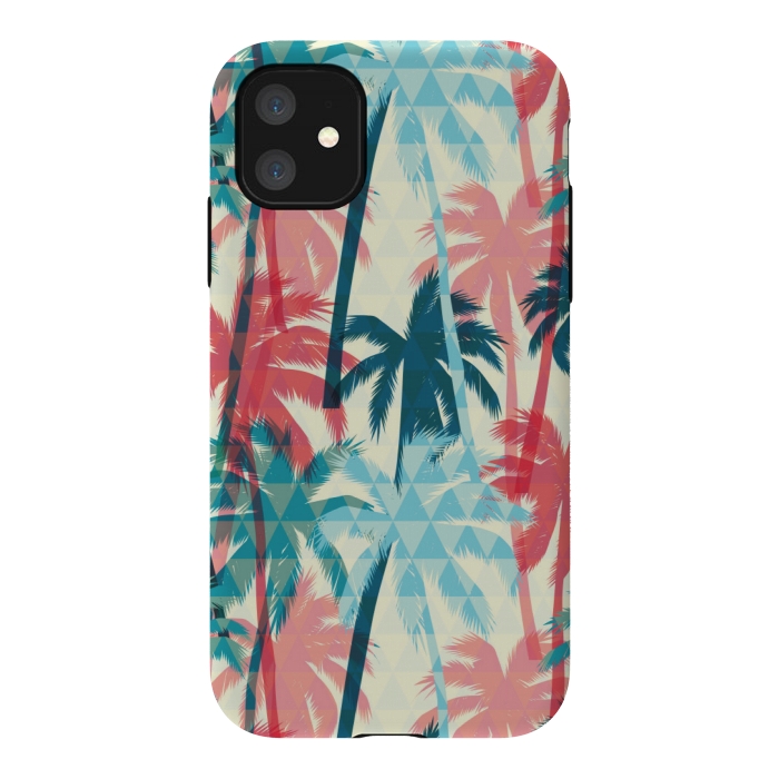 iPhone 11 StrongFit TROPICAL TREES by MALLIKA