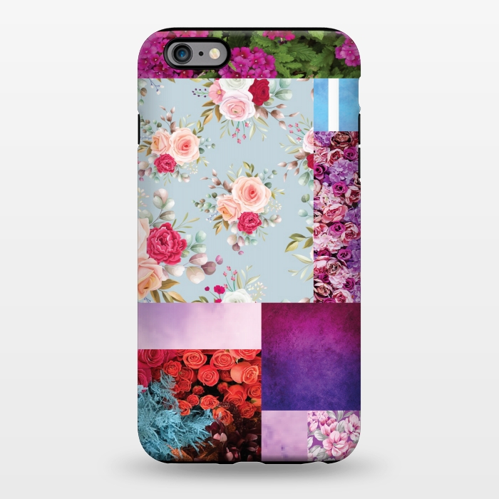 iPhone 6/6s plus StrongFit PINK PURPLE PATCH WORK by MALLIKA