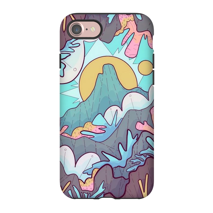 iPhone 7 StrongFit Coral mountain reef by Steve Wade (Swade)