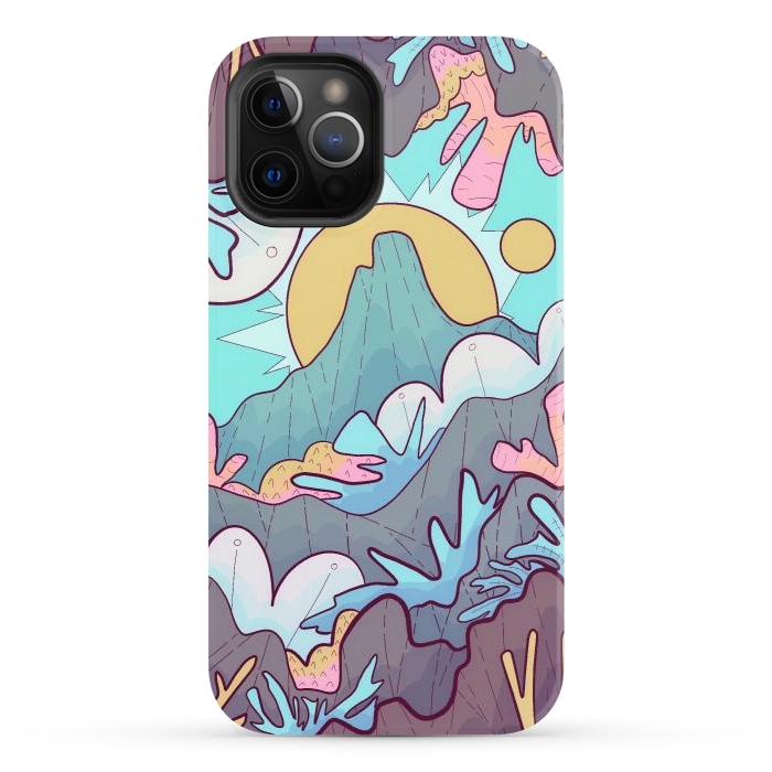 iPhone 12 Pro StrongFit Coral mountain reef by Steve Wade (Swade)
