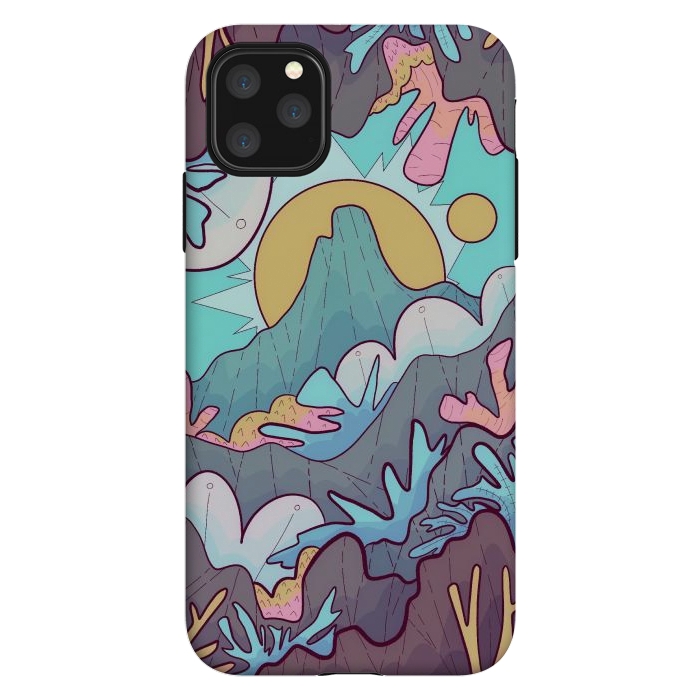 iPhone 11 Pro Max StrongFit Coral mountain reef by Steve Wade (Swade)