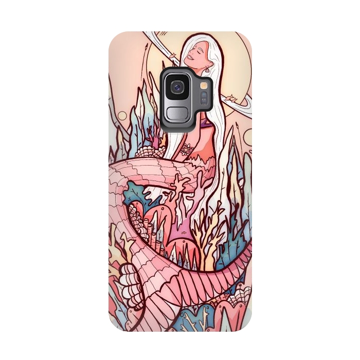 Galaxy S9 StrongFit A mermaid from another world by Steve Wade (Swade)