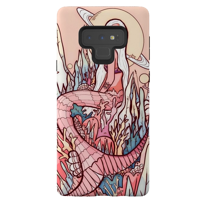 Galaxy Note 9 StrongFit A mermaid from another world by Steve Wade (Swade)