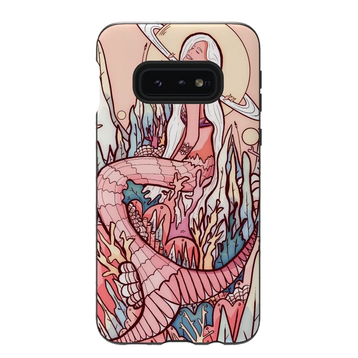 Galaxy S10e StrongFit A mermaid from another world by Steve Wade (Swade)