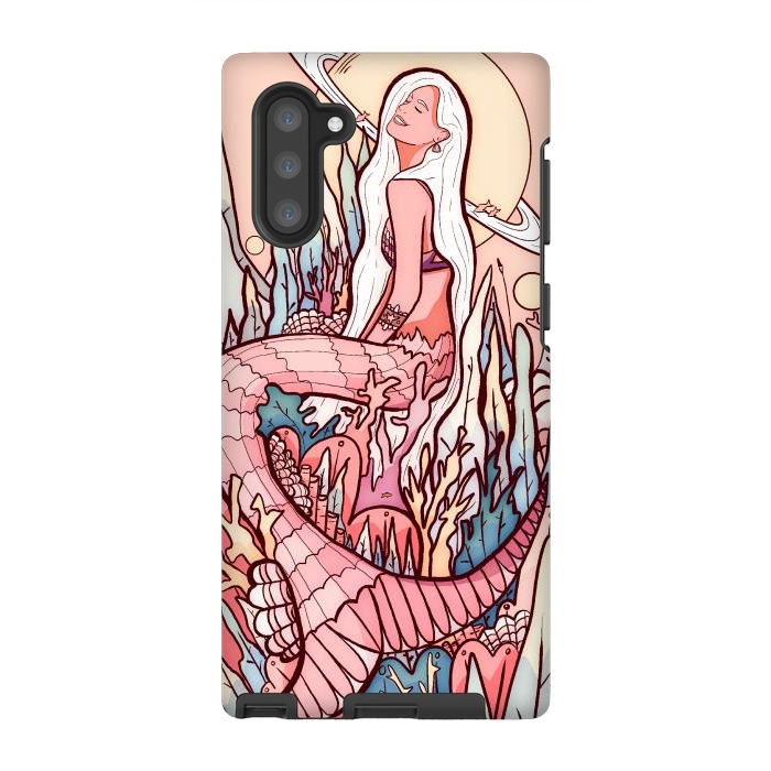 Galaxy Note 10 StrongFit A mermaid from another world by Steve Wade (Swade)