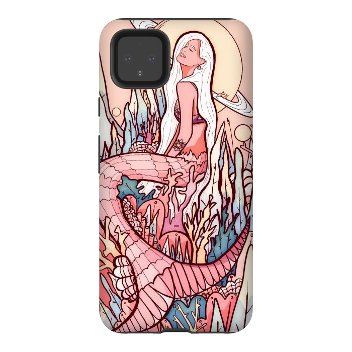 Pixel 4XL StrongFit A mermaid from another world by Steve Wade (Swade)