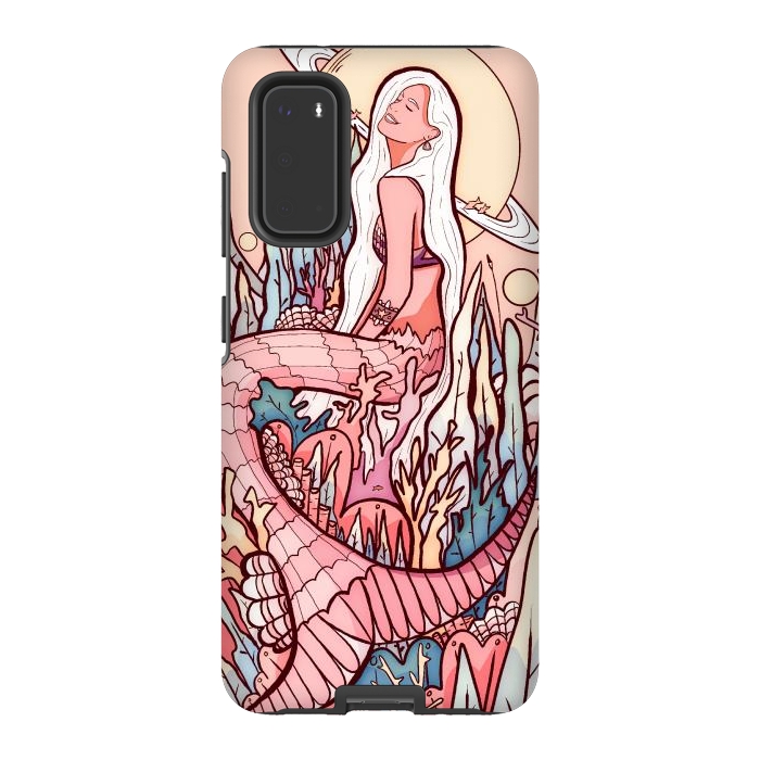 Galaxy S20 StrongFit A mermaid from another world by Steve Wade (Swade)