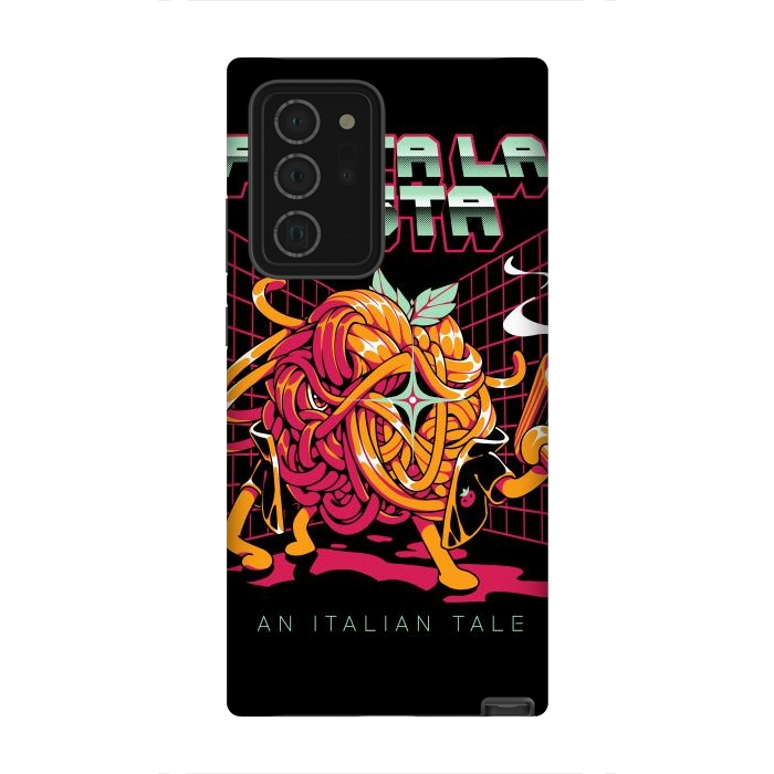 Galaxy Note 20 Ultra StrongFit Pasta La Vista by Ilustrata