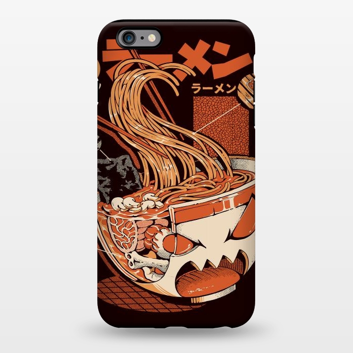 iPhone 6/6s plus StrongFit Black X-ray Great Ramen! by Ilustrata