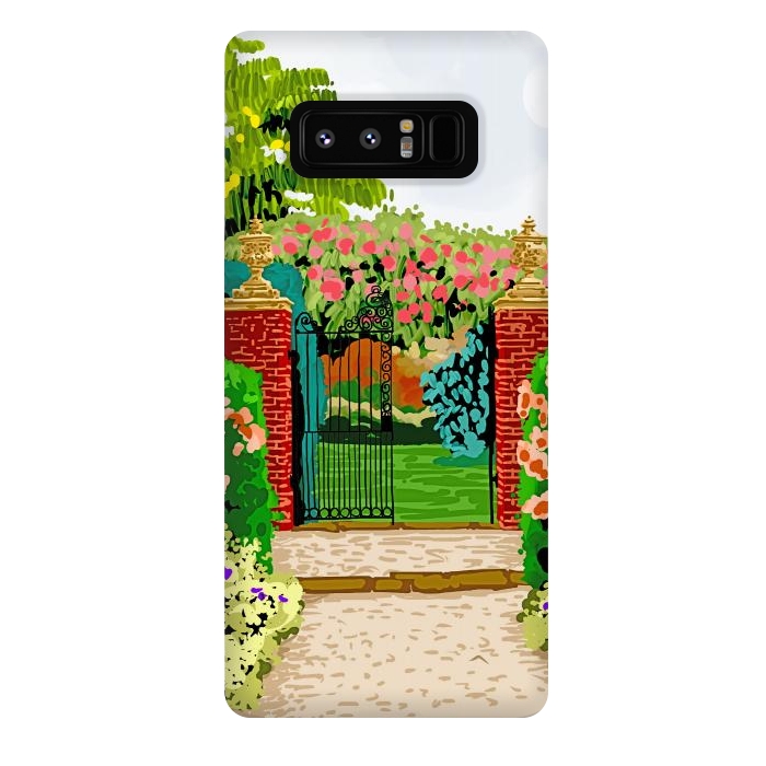 Galaxy Note 8 StrongFit Gated Garden by Uma Prabhakar Gokhale