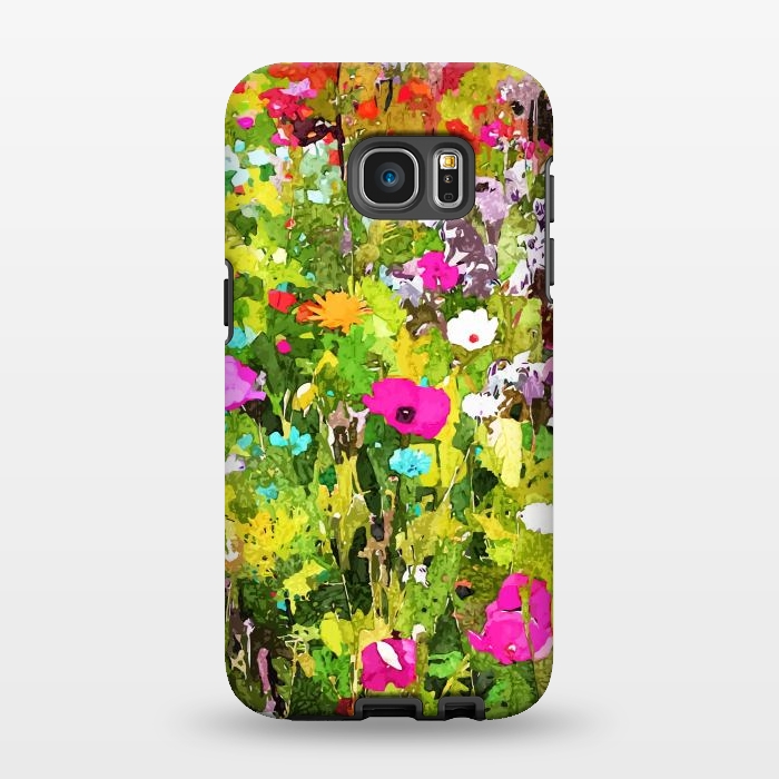 Galaxy S7 EDGE StrongFit Meadow Flowers by Uma Prabhakar Gokhale