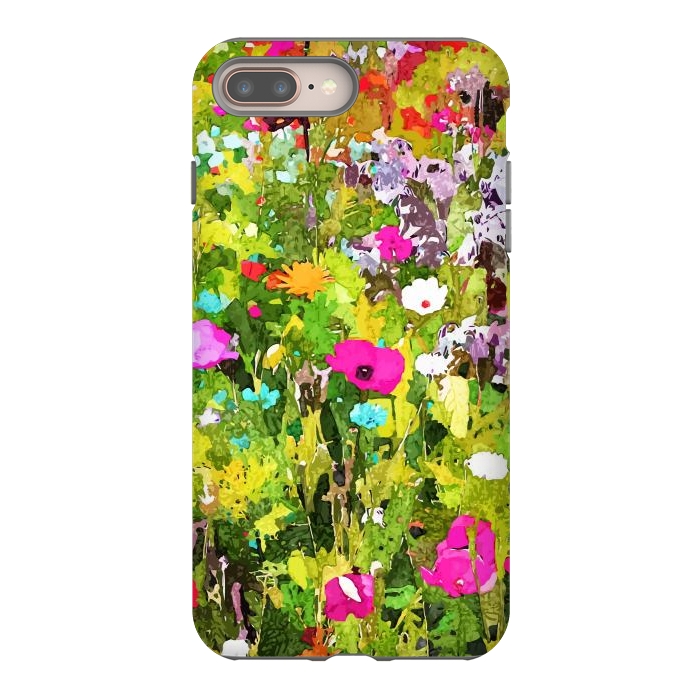 iPhone 8 plus StrongFit Meadow Flowers by Uma Prabhakar Gokhale