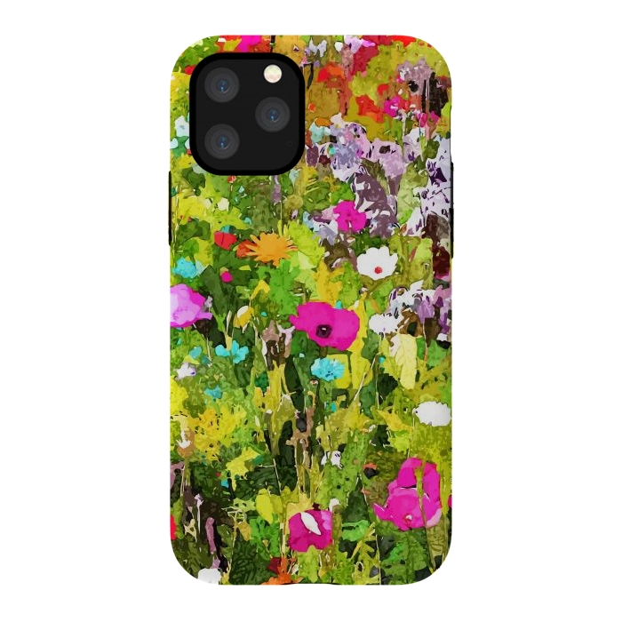 iPhone 11 Pro StrongFit Meadow Flowers by Uma Prabhakar Gokhale