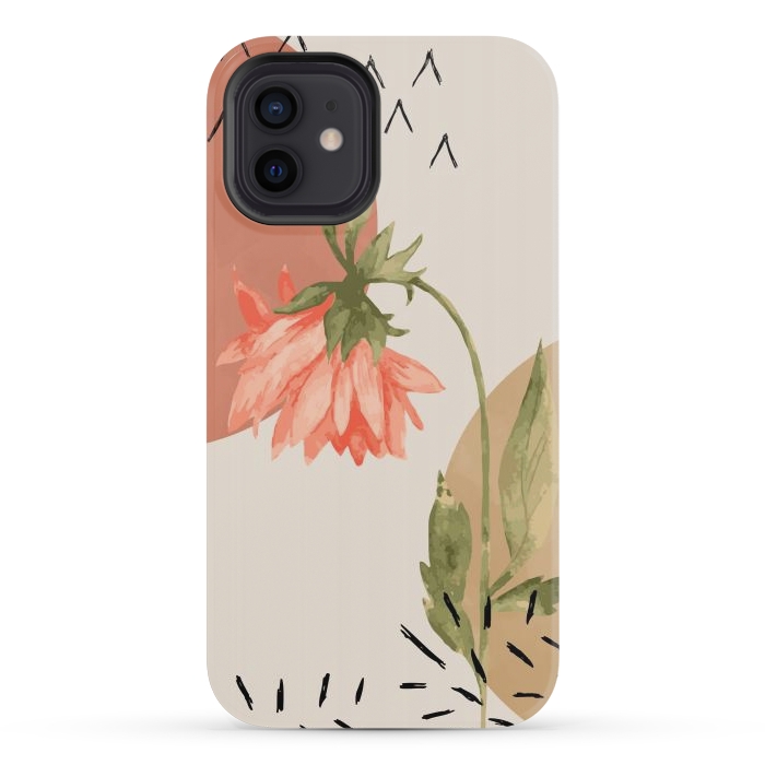 iPhone 12 mini StrongFit Geometrical Nature by Creativeaxle