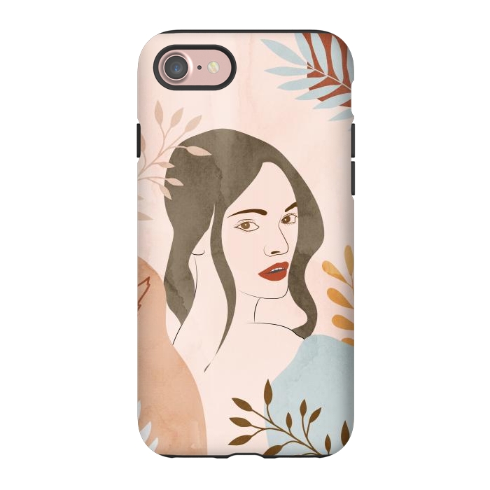 iPhone 7 StrongFit Cute Lady Looing at You by Creativeaxle