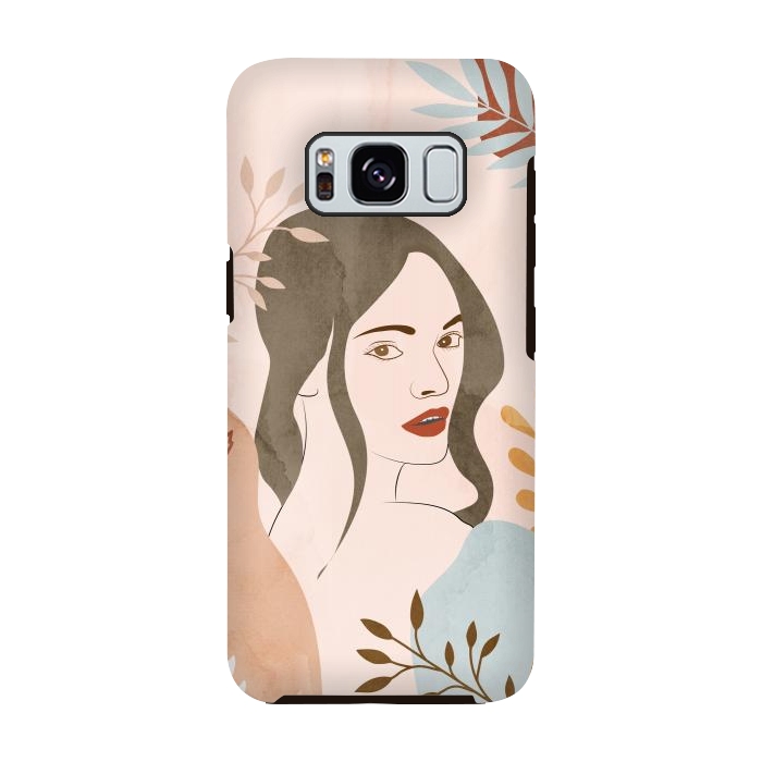 Galaxy S8 StrongFit Cute Lady Looing at You by Creativeaxle