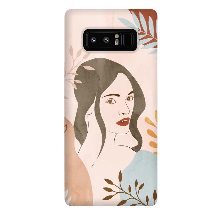Galaxy Note 8 StrongFit Cute Lady Looing at You by Creativeaxle