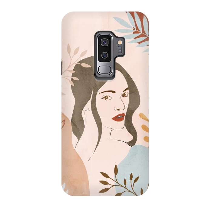 Galaxy S9 plus StrongFit Cute Lady Looing at You by Creativeaxle